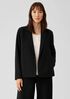 Washable Flex Ponte Notch Collar Blazer