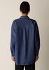 Lightweight Organic Cotton Denim Classic Collar Long Shirt