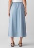 Airy Organic Cotton Twill Pocket Skirt