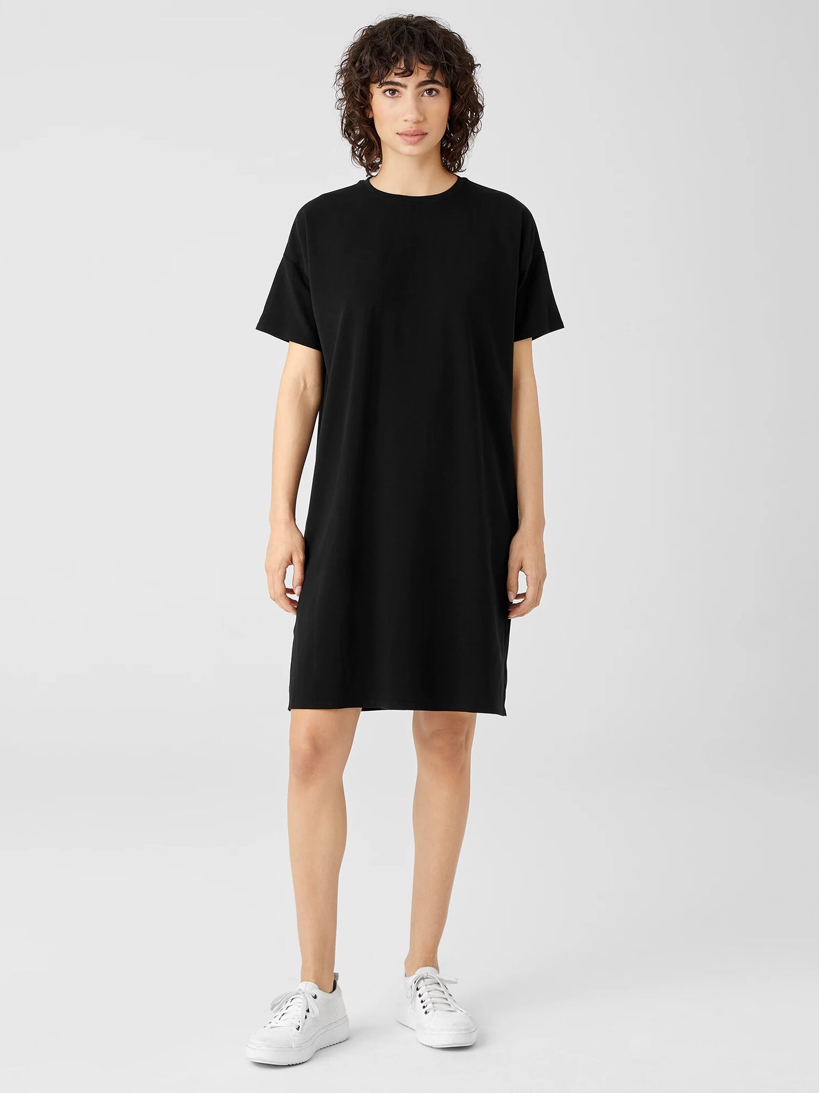 Pima Cotton Stretch Jersey T-Shirt Dress