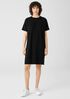 Pima Cotton Stretch Jersey T-Shirt Dress