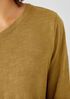 Organic Cotton Slub Long -Sleeve Tee