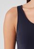Stretch Silk Jersey Scoop Neck Tank