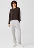 Cozy Brushed Terry Raglan-Sleeve Top