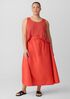 Washed Organic Cotton Poplin A-Line Skirt