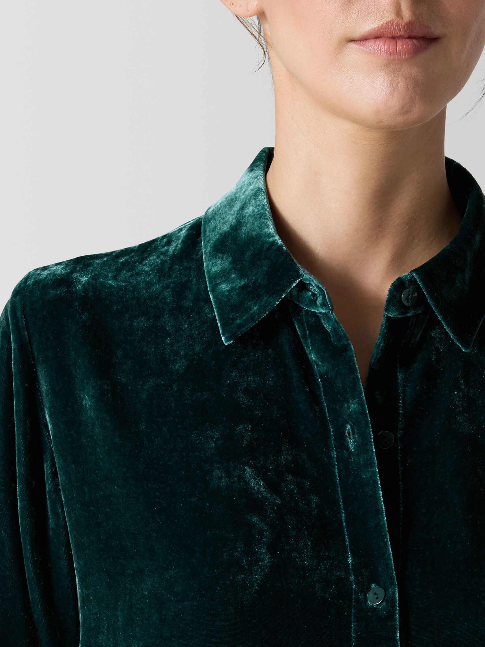 Velvet Classic Collar Shirt