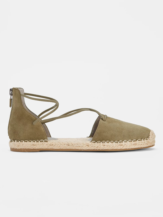 Lace Suede Espadrille
