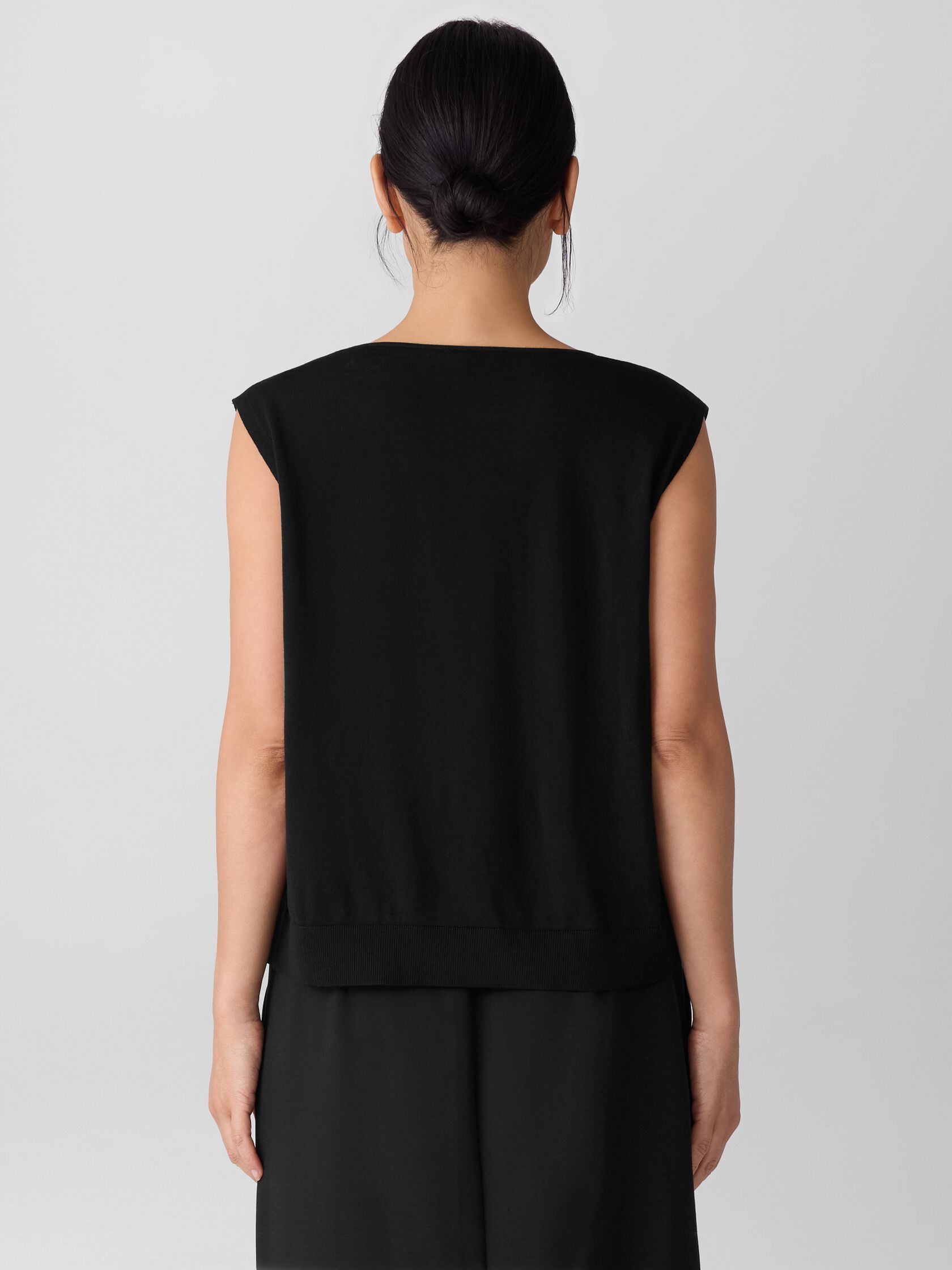 Superfine Merino Vest in Regenerative Wool