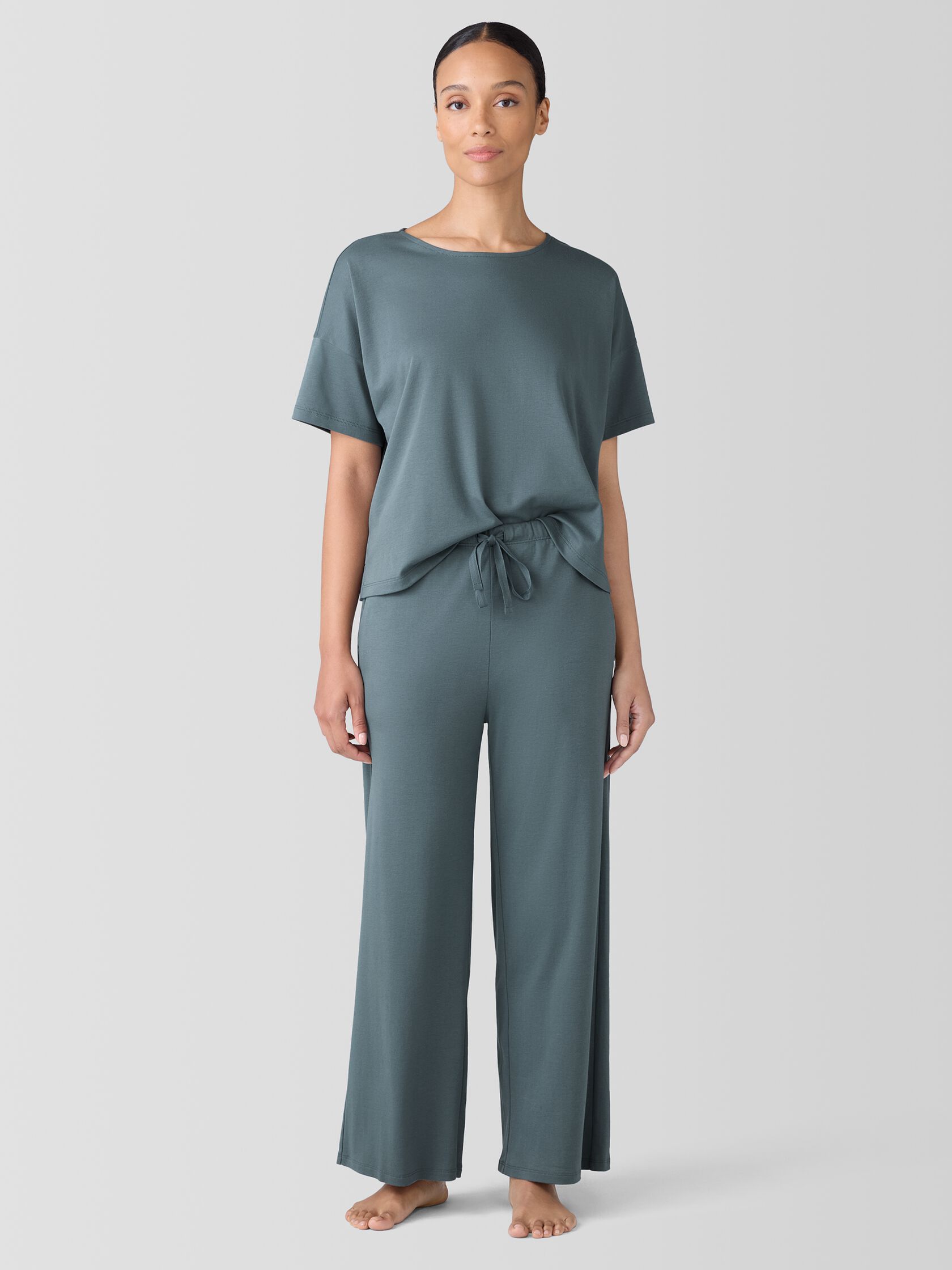 Organic Cotton Interlock Sleep Tee