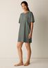 Organic Cotton Interlock Crew Neck Sleep Dress