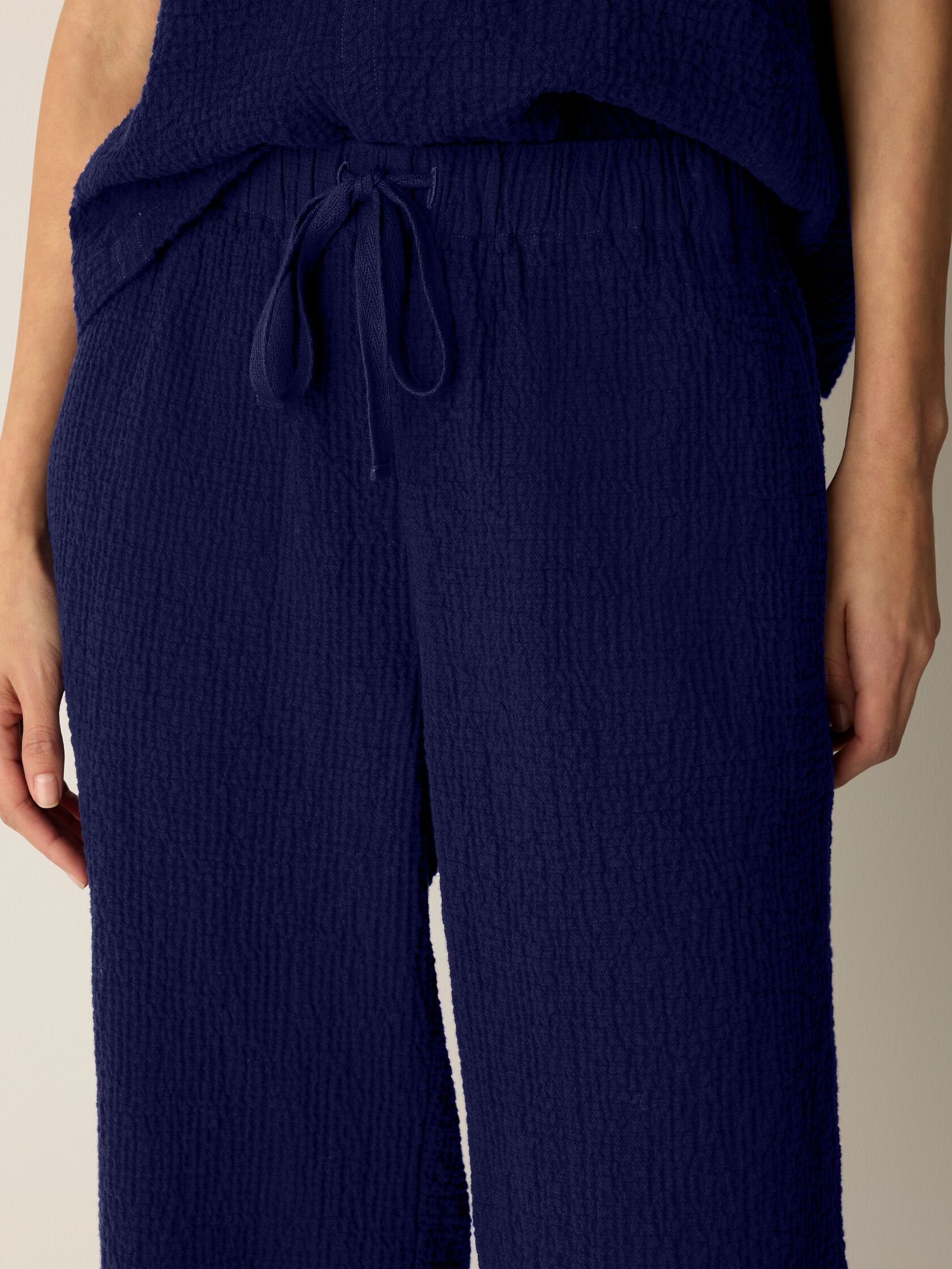 Organic Cotton Doubleweave Straight Pant