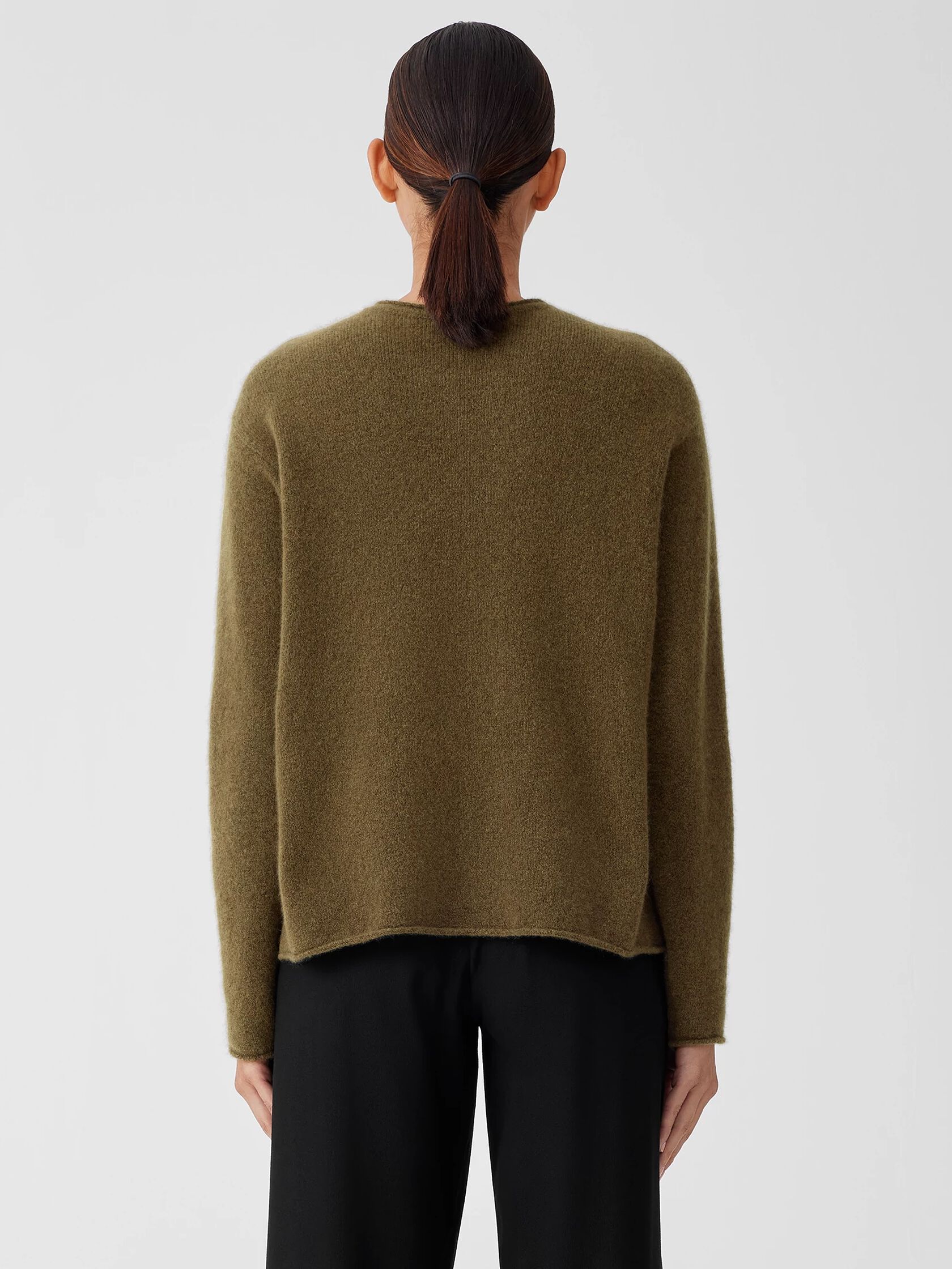 Cashmere Silk Bliss Crew Neck Top