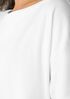Garment-Dyed Organic Cotton Terry Bateau Neck Top