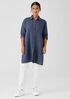 Washed Organic Linen Délavé Long Shirt