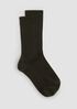 Ribbed Knit Trouser Sock