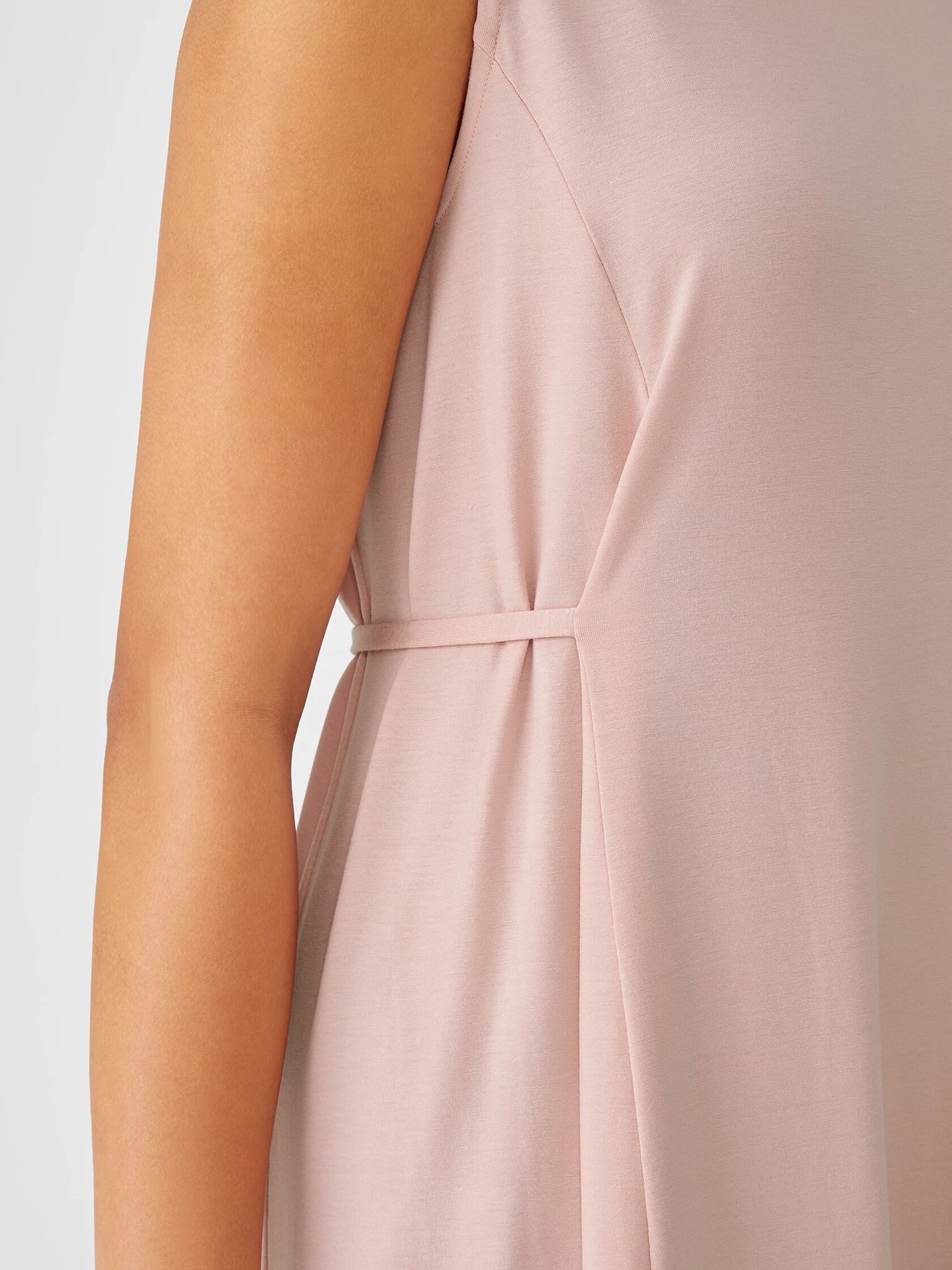 Fine Jersey Sleeveless Tie Dress