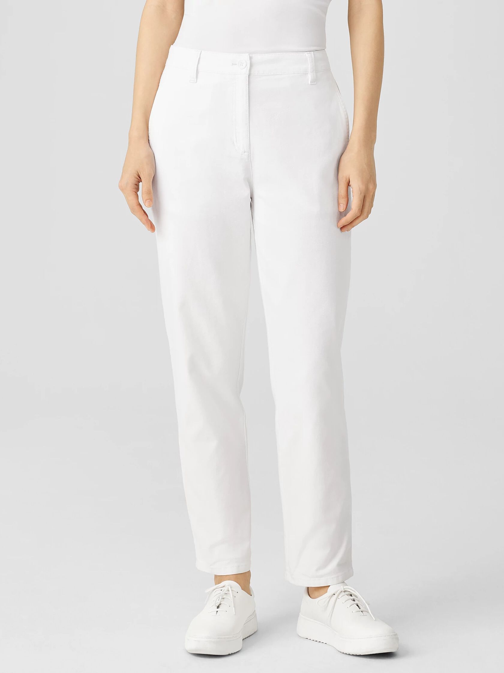 Cotton Hemp Stretch Tapered Pant