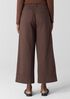 Garment-Dyed Utility Cotton Wide-Leg Pant