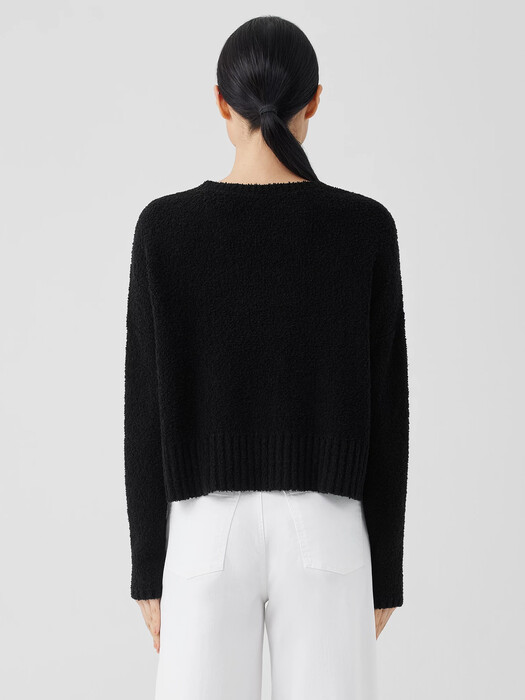 Cotton Fluff Crew Neck Top