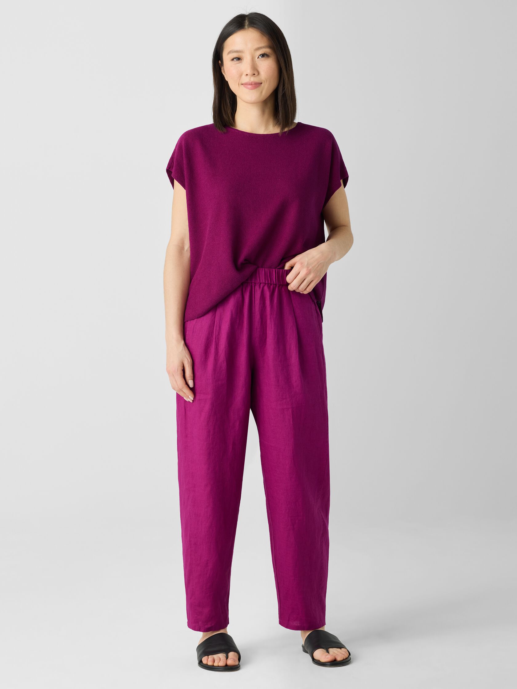 Organic Linen Lantern Pant