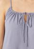 Slubby Organic Cotton Strappy Sleep Dress