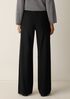 Washable Stretch Crepe Wide-Leg Pant
