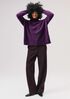 Felted Wool Jersey Full-Length Straight Trouser in Regenerative Wool