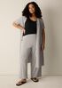 Ribbed Knit Wide-Leg Pant
