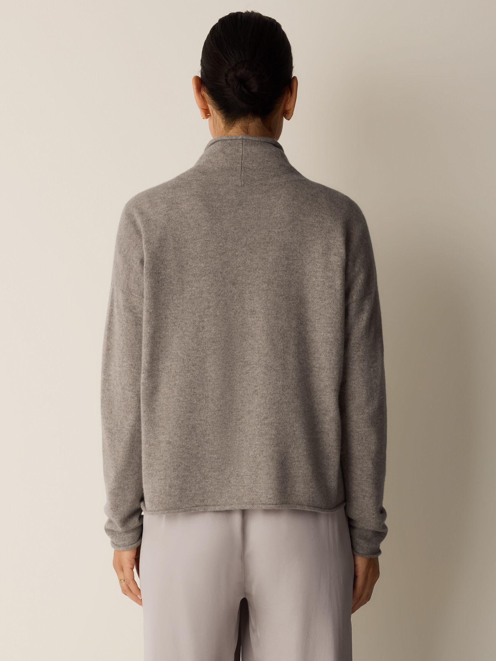 Italian Cashmere Turtleneck Top