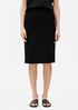 System Stretch Crepe Pencil Skirt