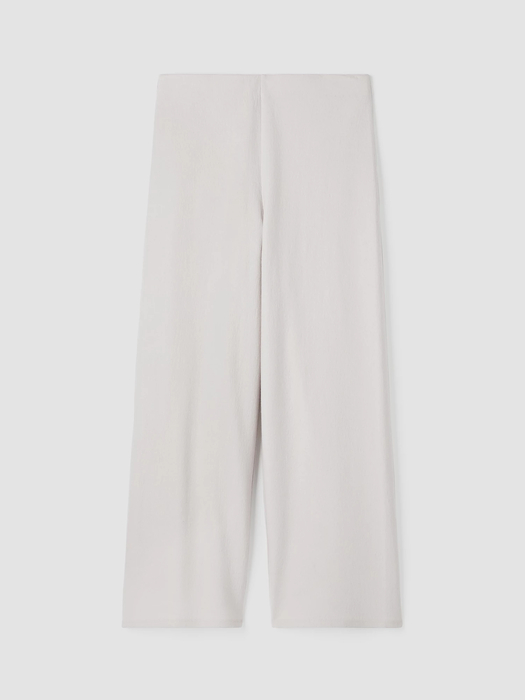 Boiled Wool Jersey Wide-Leg Pant