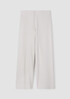 Boiled Wool Jersey Wide-Leg Pant