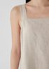 Organic Linen Square Neck Dress