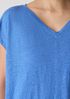 Organic Linen Jersey V-Neck Tee