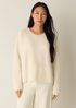 Cashmere Fluff Crew Neck Top