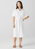 Organic Linen Classic Collar Shirtdress