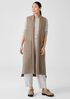 Lightweight Boiled Wool Long Vest in Responsible Wool