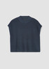 Organic Linen Cotton Mock Neck Top
