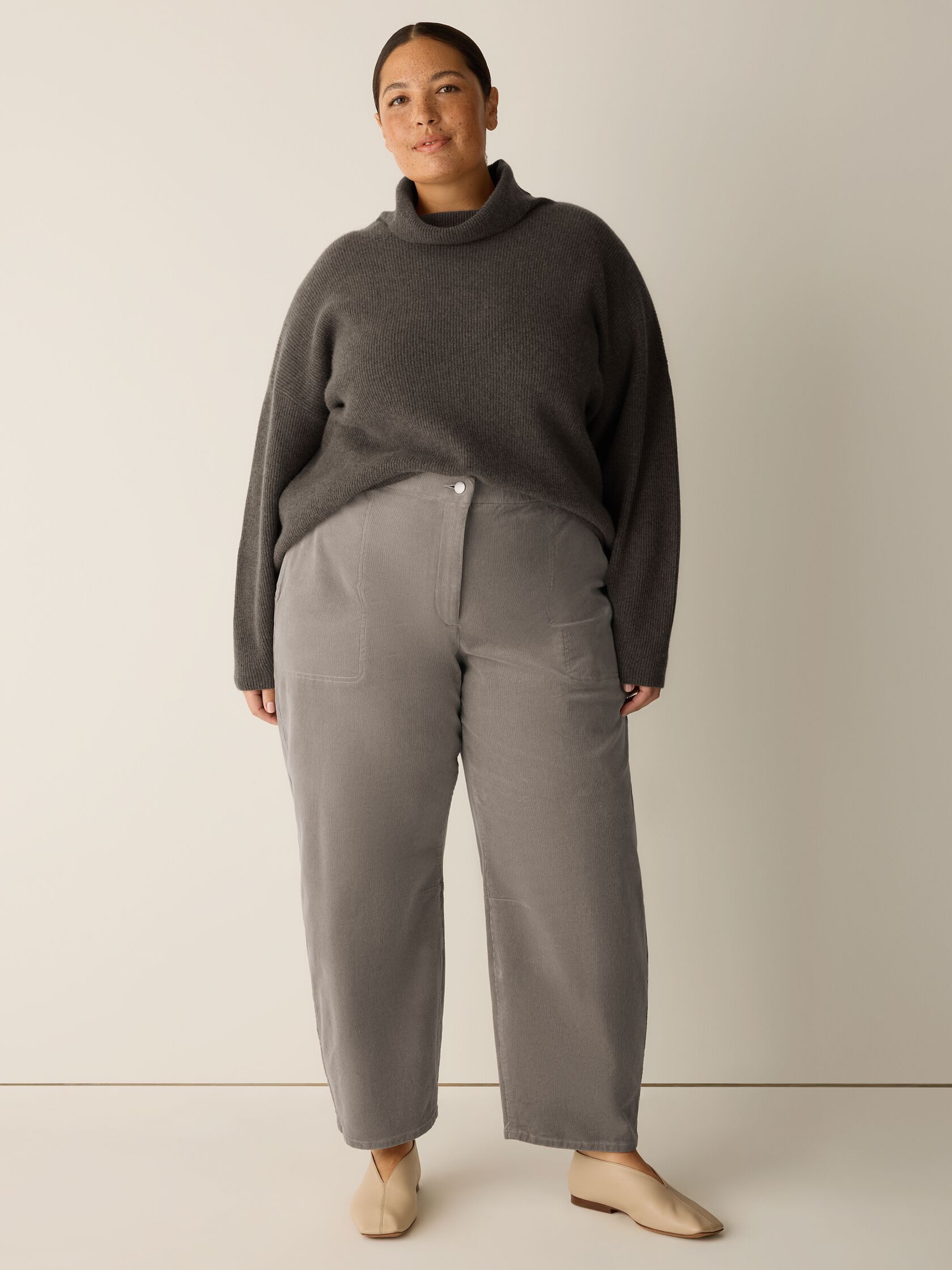 Organic Cotton Stretch Corduroy Arch Pant