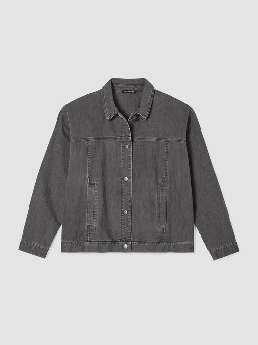 Organic Cotton Stretch Classic Collar Jacket