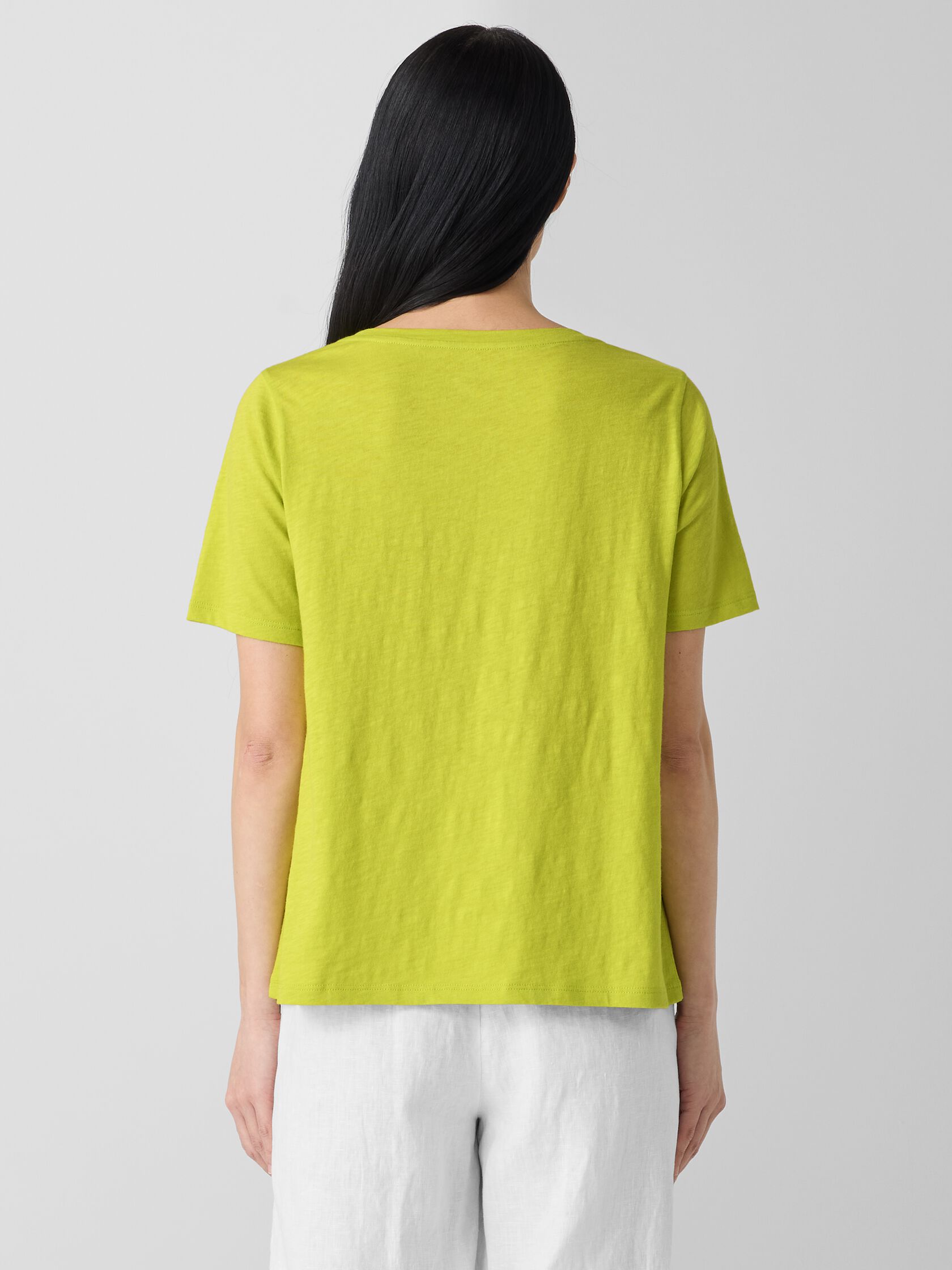 Organic Cotton Slubby Jersey Pocket Tee