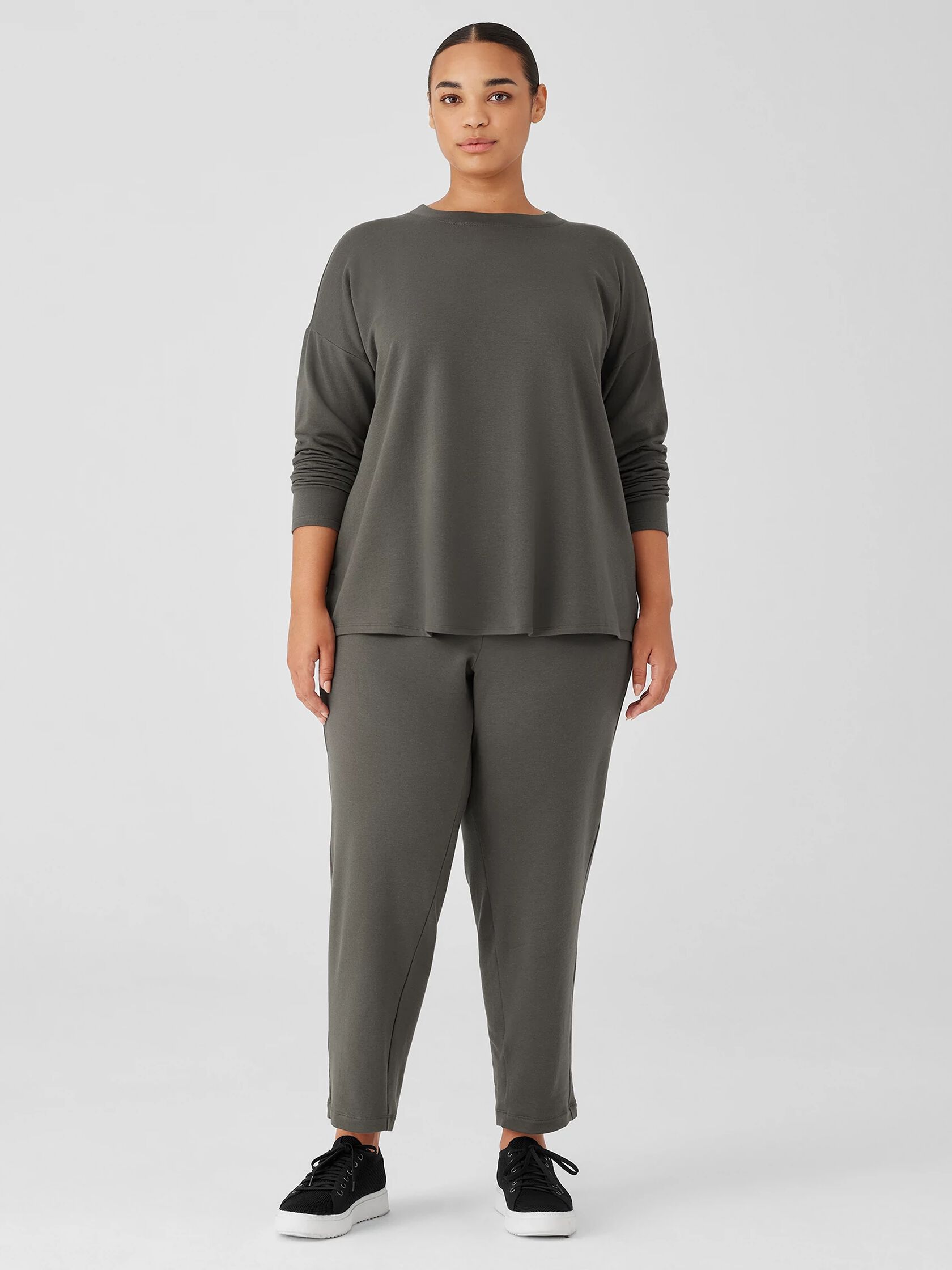 Cozy Brushed Terry Hug Slouchy Pant