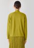 Organic Linen Cotton High Collar Cardigan