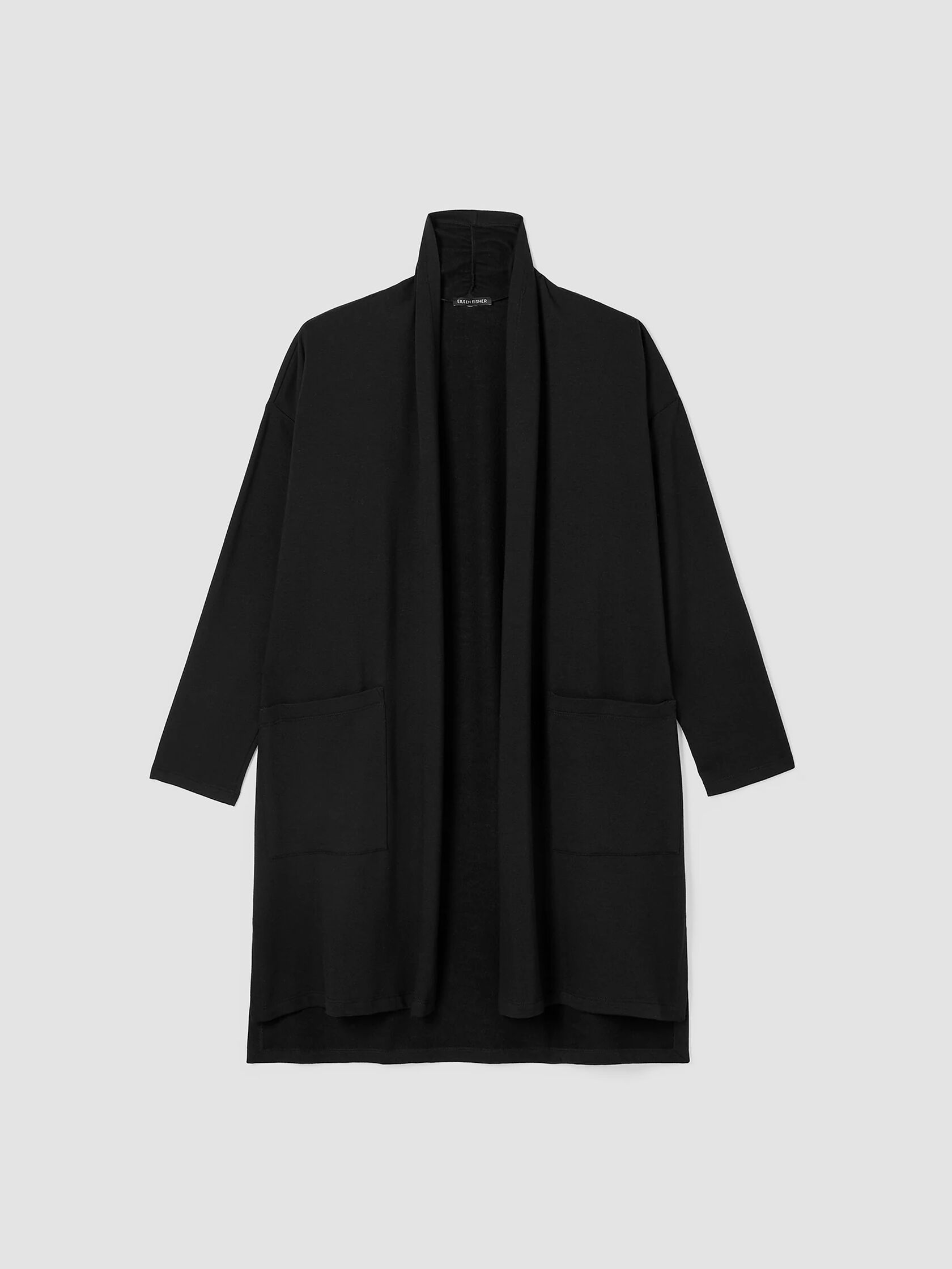 Cozy Brushed Terry Long Jacket