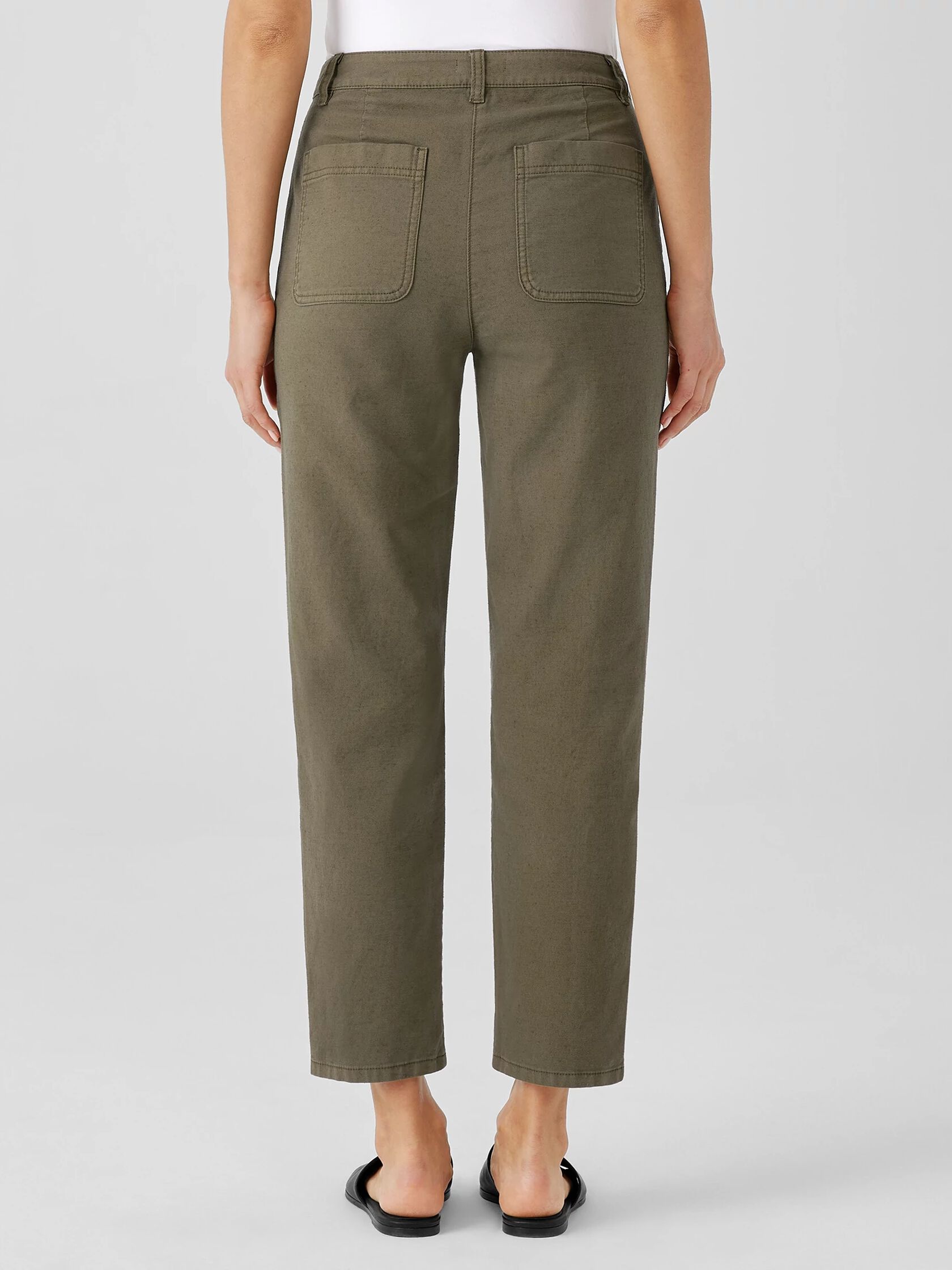 Cotton Hemp Tapered Pant