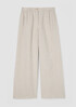 Organic Linen Wide-Leg Trouser Pant