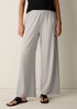 Ribbed Knit Wide-Leg Pant