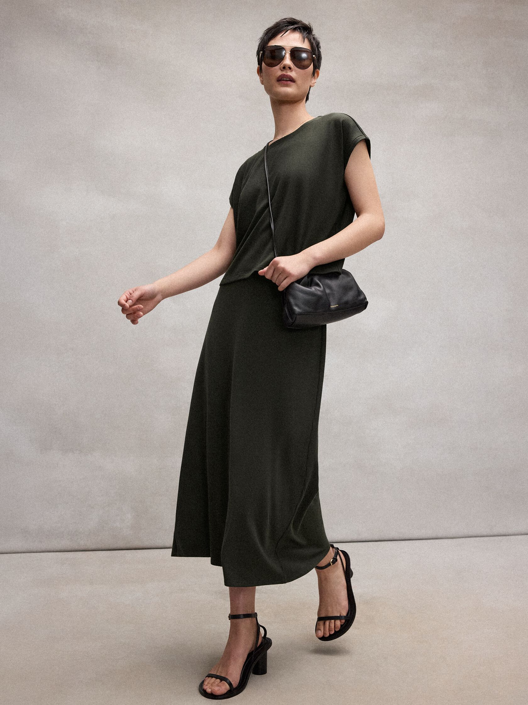Ribbed Knit Skirt