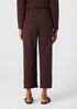 Organic Cotton French Terry Wide-Leg Pant