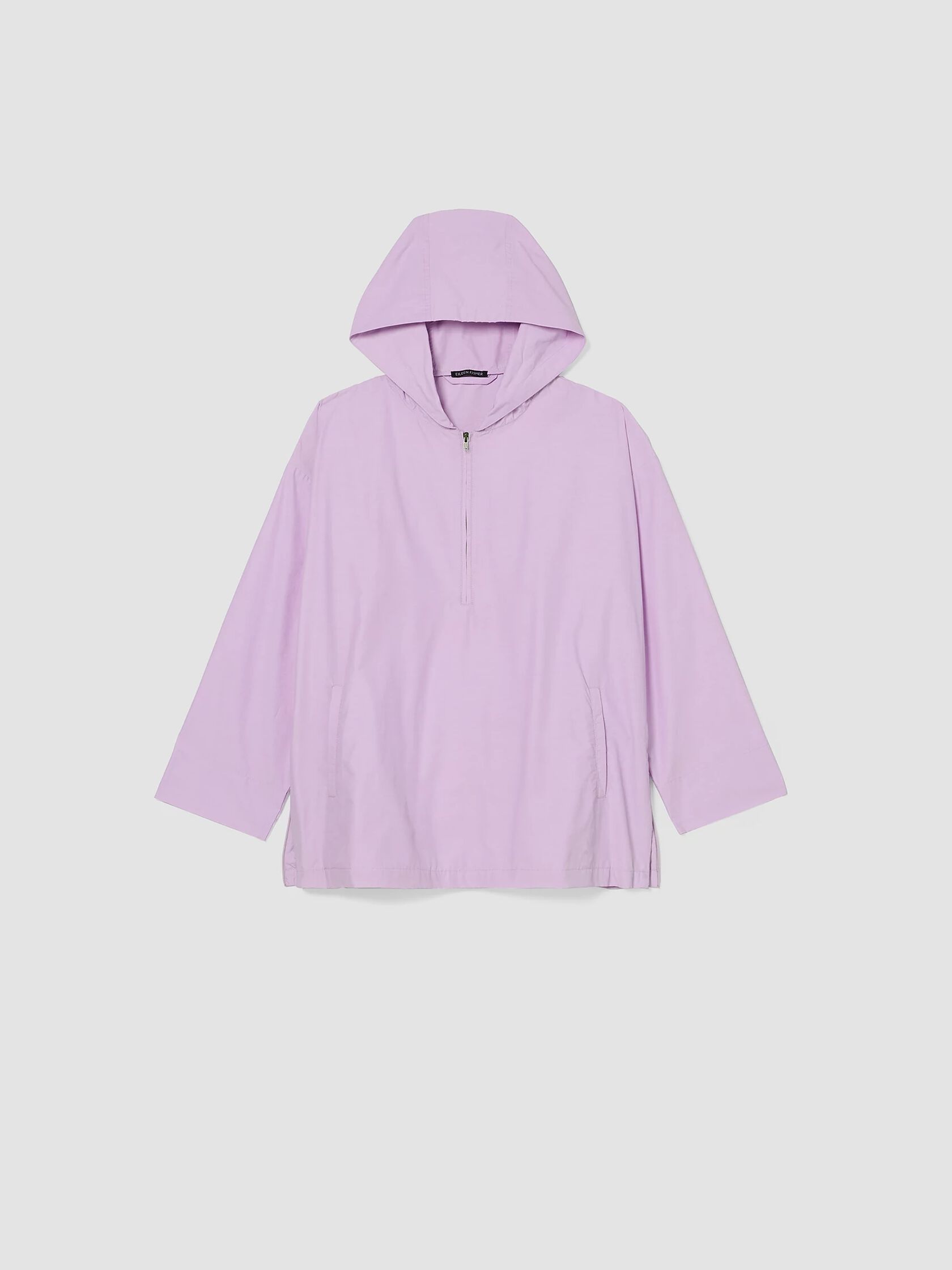 Light Cotton Nylon Popover Jacket